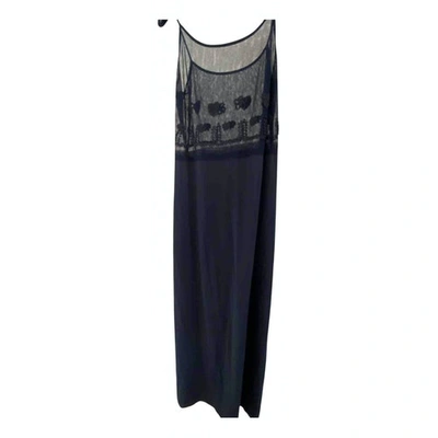 Pre-owned Moschino Cheap And Chic Maxi Dress In Blue