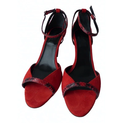 Pre-owned Ba&sh Sandals In Red