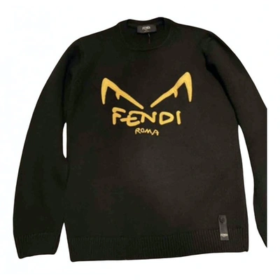 Pre-owned Fendi Black Wool Knitwear & Sweatshirts