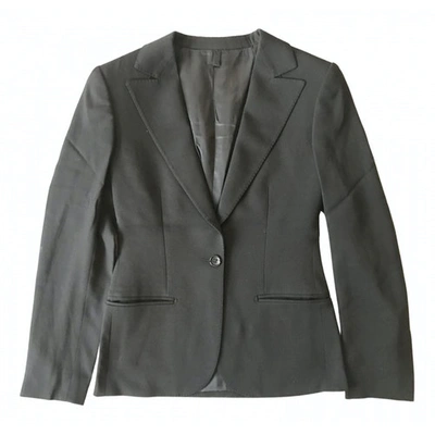 Pre-owned Tonello Wool Blazer In Black