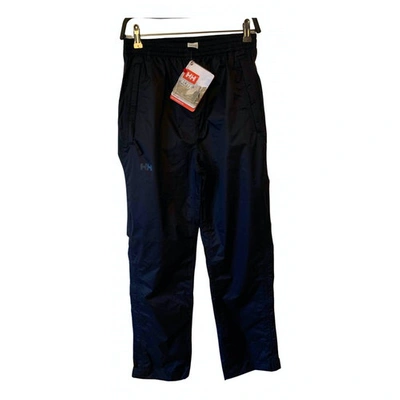 Pre-owned Helly Hansen Trousers In Black