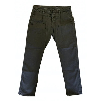 Pre-owned Daniele Alessandrini Trousers In Anthracite