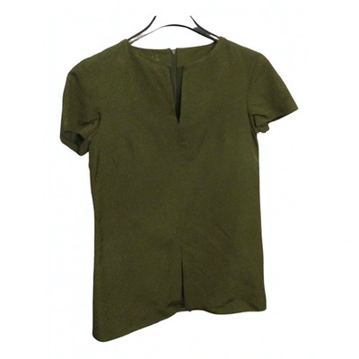 Pre-owned Dondup Tunic In Green