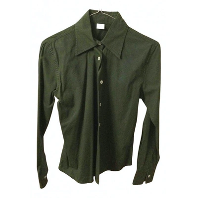 Pre-owned Fay Shirt In Green