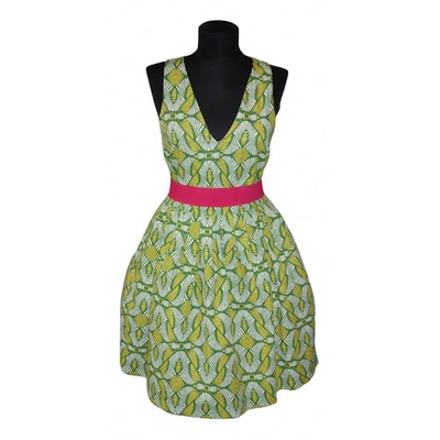 Pre-owned Pinko Dress In Green