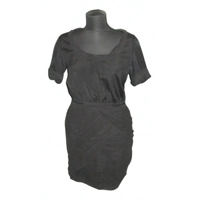 Pre-owned Diane Von Furstenberg Mini Dress In Black