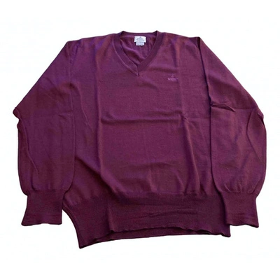 Pre-owned Vivienne Westwood Wool Pull In Purple