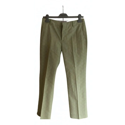 Pre-owned See By Chloé Straight Pants In Green