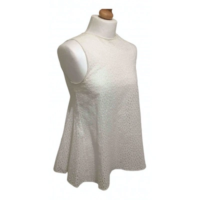 Pre-owned Raey White Cotton Top