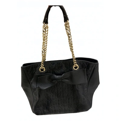 Pre-owned Carolina Herrera Leather Handbag