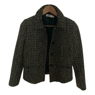 Pre-owned Comptoir Des Cotonniers Tweed Jacket In Brown