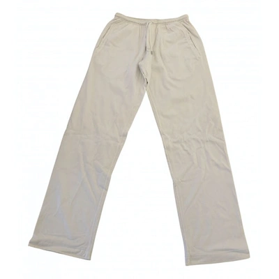 Pre-owned Dsquared2 Trousers In White