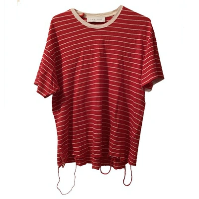 Pre-owned Iro Spring Summer 2019 Linen T-shirt In Red