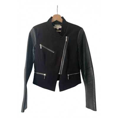 Pre-owned Michael Kors Black Polyester Jacket