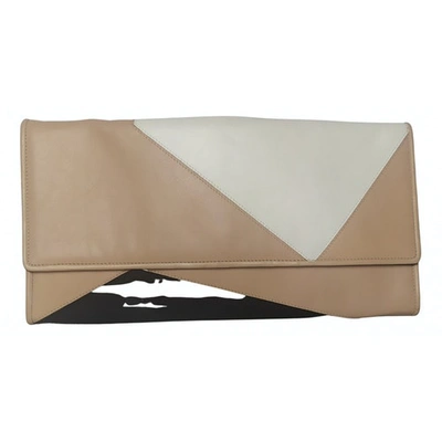 Pre-owned Drome Leather Clutch Bag In Multicolour