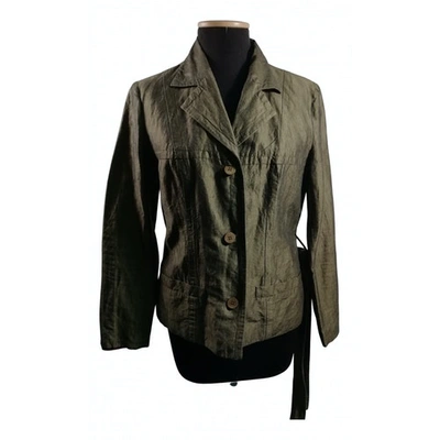 Pre-owned Missoni Linen Jacket In Green