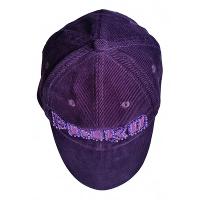 Pre-owned Pinko Hat In Purple