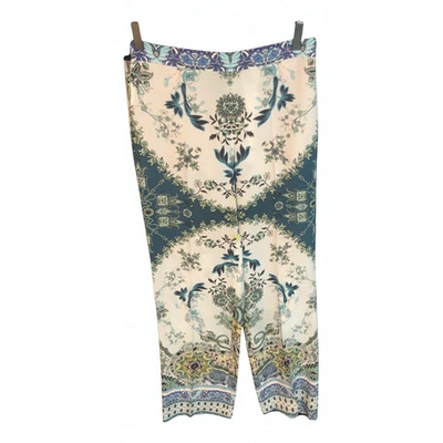 Pre-owned Etro Large Pants In Blue
