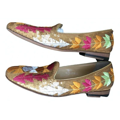 Pre-owned Etro Cloth Ballet Flats In Multicolour