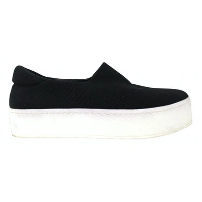 Pre-owned Opening Ceremony Black Cloth Trainers