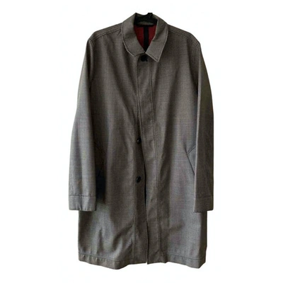 Pre-owned Ami Alexandre Mattiussi Grey Wool Coat