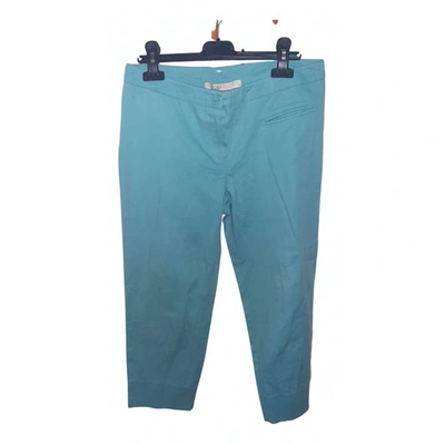 Pre-owned Blumarine Turquoise Cotton Shorts