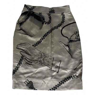 Pre-owned Moschino Wool Mid-length Skirt In Other