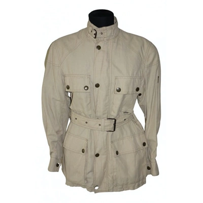 Pre-owned Belstaff Linen Jacket In Beige