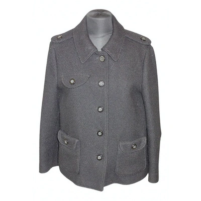 Pre-owned See By Chloé Wool Short Vest In Black