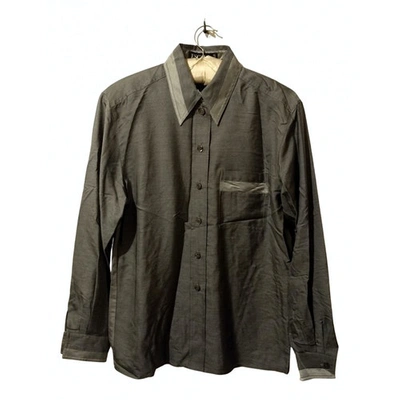 Pre-owned Escada Silk Shirt In Grey
