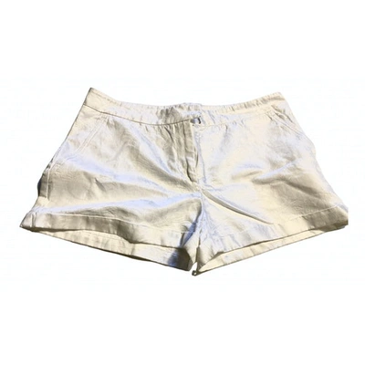 Pre-owned Pollini White Cotton Shorts