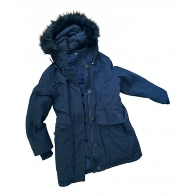 Pre-owned Gant Blue Synthetic Coat