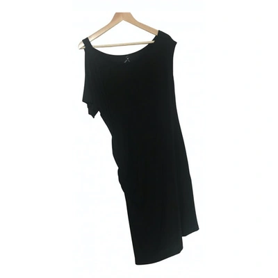 Pre-owned Roccobarocco Mid-length Dress In Black