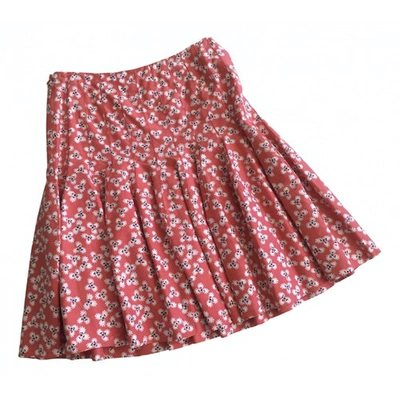 Pre-owned Nina Ricci Mid-length Skirt In Red