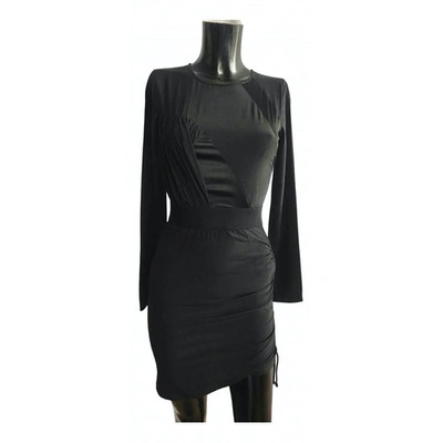 Pre-owned Designers Remix Silk Mini Dress In Black