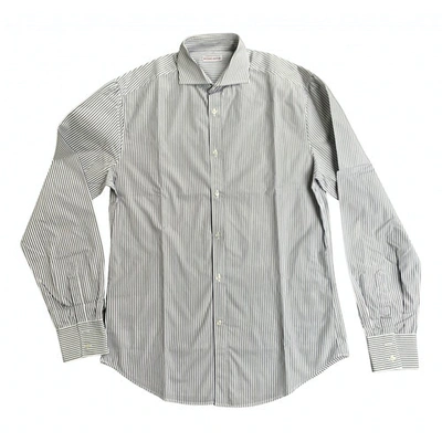 Pre-owned Michael Bastian Shirt In White