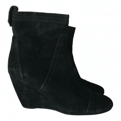 Pre-owned Balenciaga Leather Ankle Boots In Black
