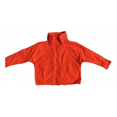 Pre-owned Michael Kors Jacket In Orange