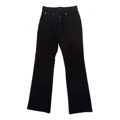 Pre-owned Escada Large Pants In Black