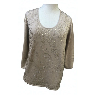 Pre-owned Krizia Jumper In Gold