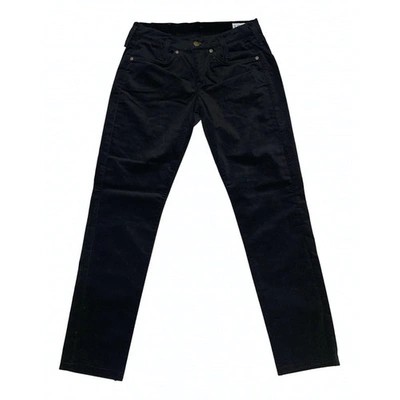 Pre-owned Lee Black Cotton - Elasthane Jeans
