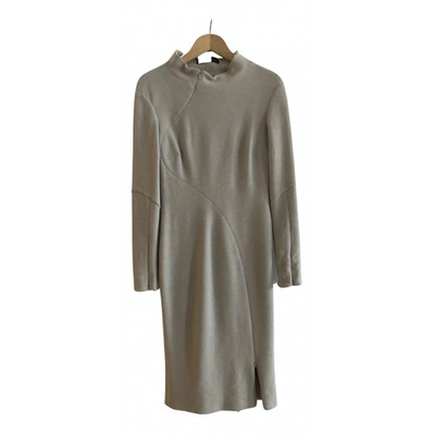 Pre-owned Amanda Wakeley Mid-length Dress In Beige