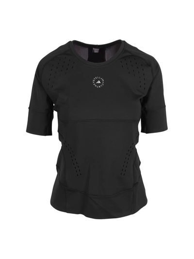 Adidas By Stella Mccartney Polyester Top In Black
