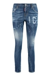 DSQUARED2 COOL GIRL WORN-OUT DETAILS JEANS,S80LA0022S30342 470