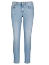 Givenchy Distressed-finish Skinny Jeans In Blue