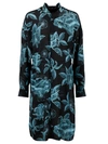 GIVENCHY FLORAL SCHEMATICS SHIRT DRESS,11757011