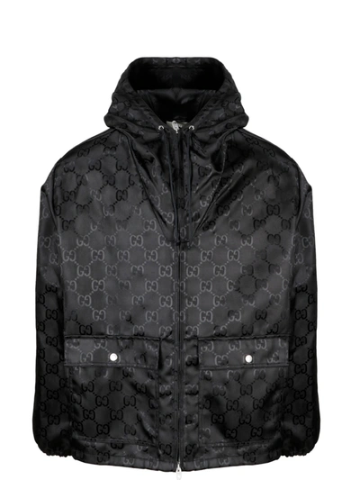 Gucci Nylon Blouson In Black