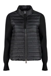 MONCLER KNITTED SLEEVES PADDED JACKET,9B50400A9001 999