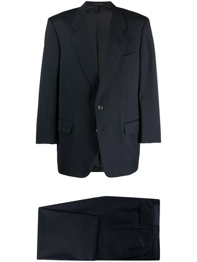 Pre-owned Pierre Cardin 1980s Classic Two-piece Suit In Blue