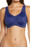 Wacoal Sport High-impact Underwire Bra 855170, Up To H Cup In Blueprint